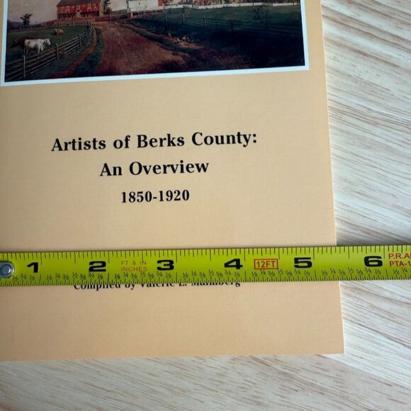 Artists Of Berks County: An Overview 1850-1920 Booklet Softcover Signed By Compi - Picture 8 of 9